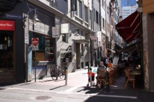 Hardware Lane - epitomises Melbourne's laneway