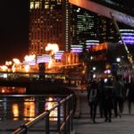 Fire display on Southbank