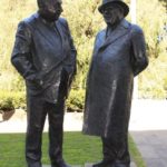 Sir Henry Edward and Sir Albert Arthur Dunstan statues