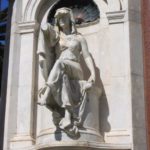 Marble Statue of Justice; Queen Victoria Memorial - Melbourne