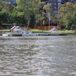 Helipad on Yarra River, Melbourne